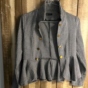 Peplum Coat. Size 4. Never Worn